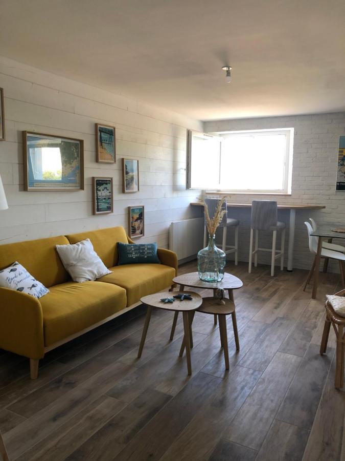 Face A La Mer, Bel Appartement 圣纳泽尔 外观 照片